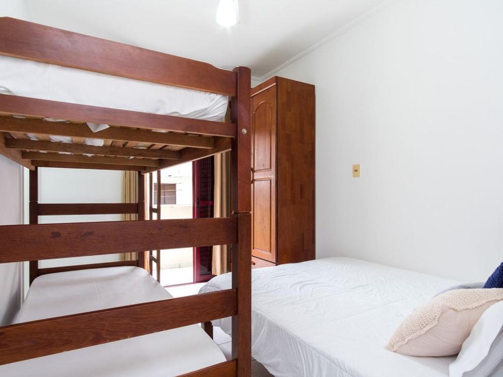 Apartamento Espacoso Com Ar Condicionado E Wi-Fi, A 100 Metros Da Praia - Edificio Estoril Ubatuba Bagian luar foto