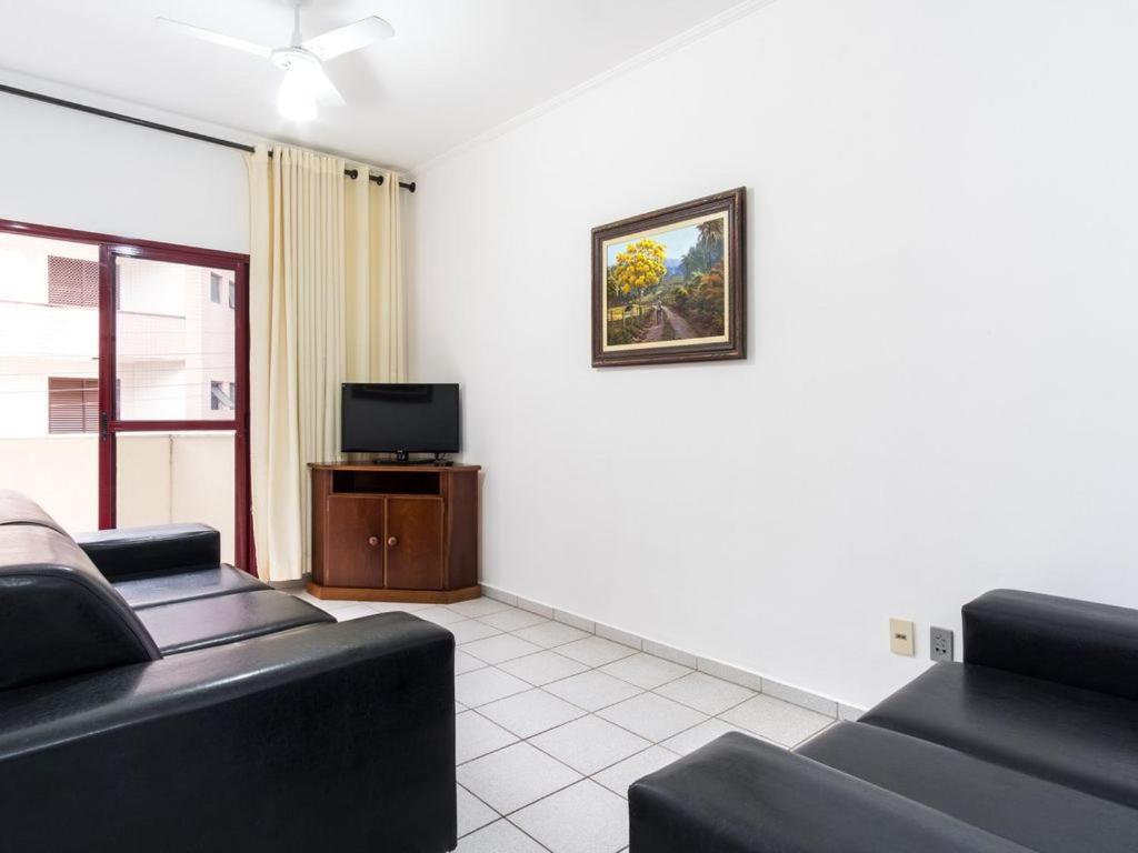 Apartamento Espacoso Com Ar Condicionado E Wi-Fi, A 100 Metros Da Praia - Edificio Estoril Ubatuba Bagian luar foto